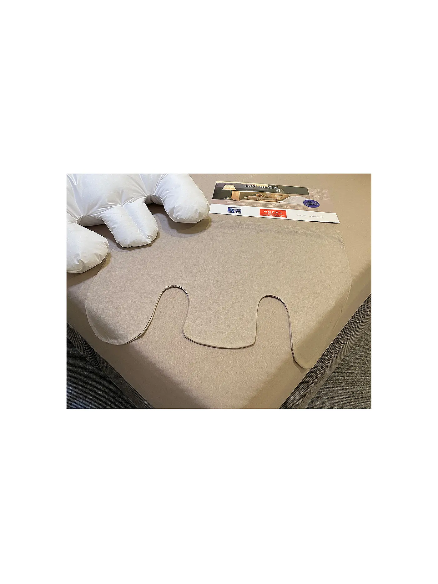 HEFEL | Kissenbezug My Neck 50x70cm Taupe | 